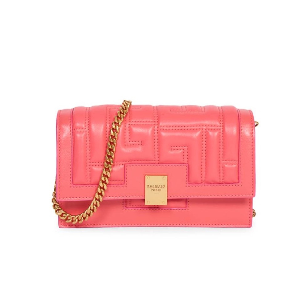 Pink 1945 Balmain Quilted Crossbody - Picture 8 of 10